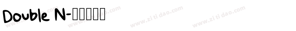 Double N字体转换